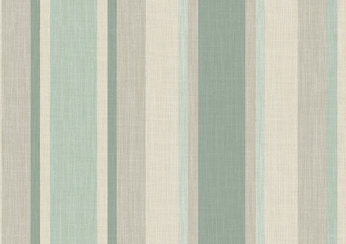 Laura Ashley Awning Stripe, Smoke Green - Twist&Fit Roman Blind - Image 8
